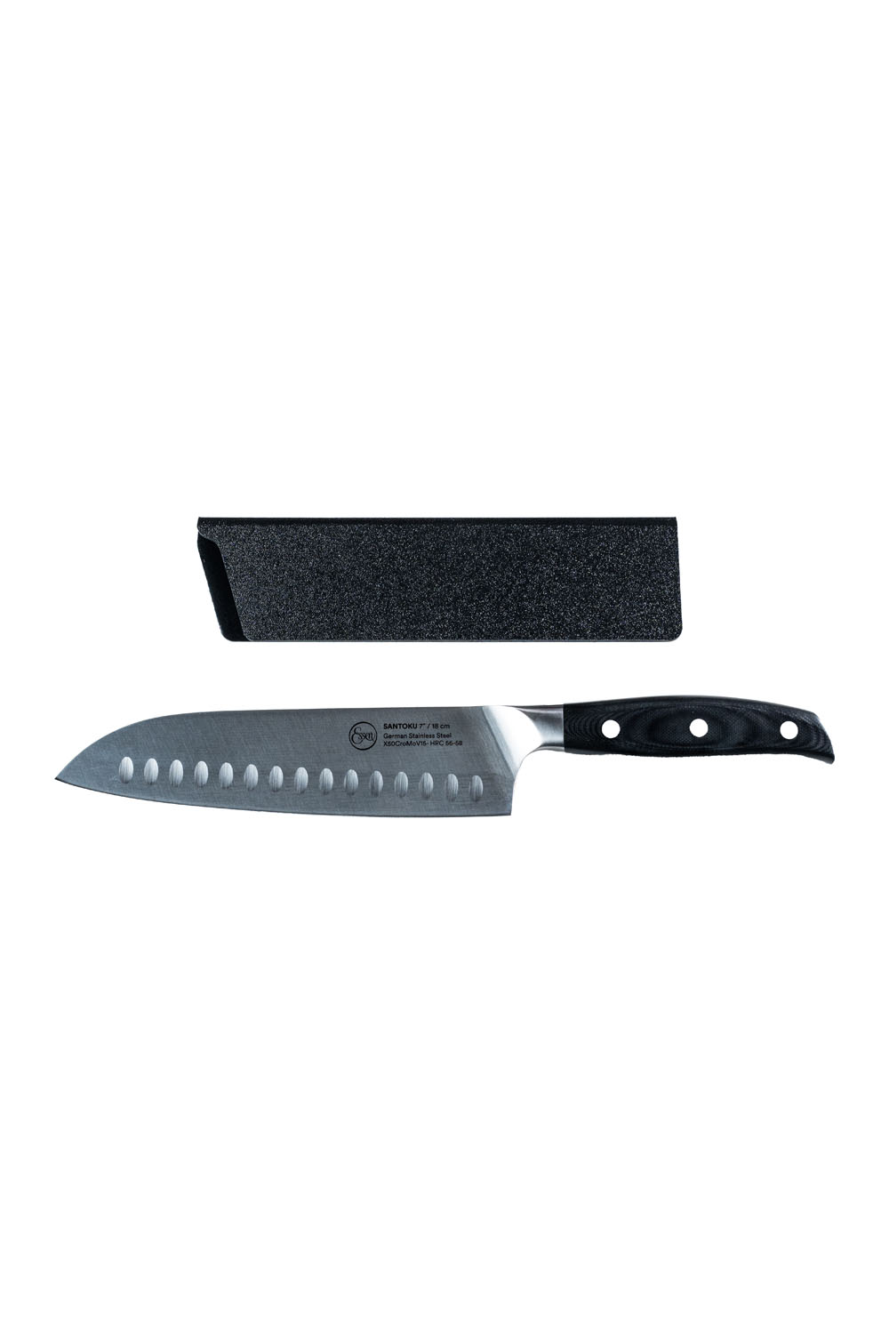 cuchillo santoku 31cm - Línea bazar